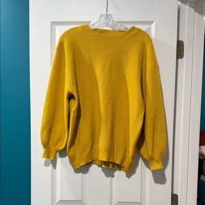 Yellow Knit Sweater
